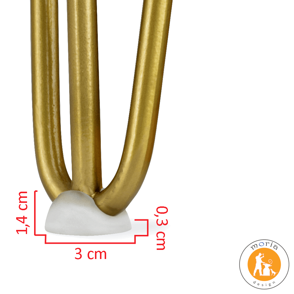 Pie de goma de silicona transparente para horquilla Pie libre para pata de horquilla