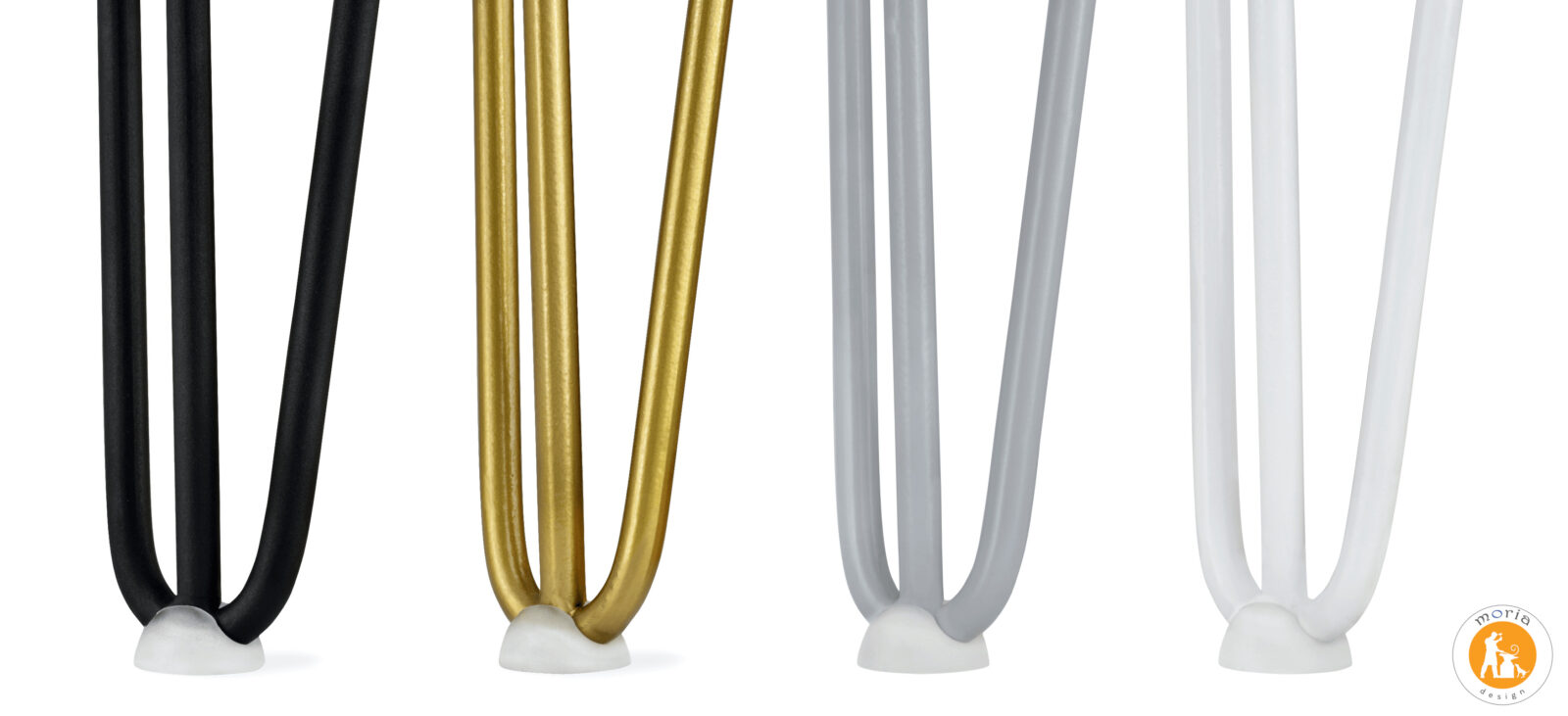 Patas de horquilla antideslizantes transparentes Pies transparentes para patas de horquilla